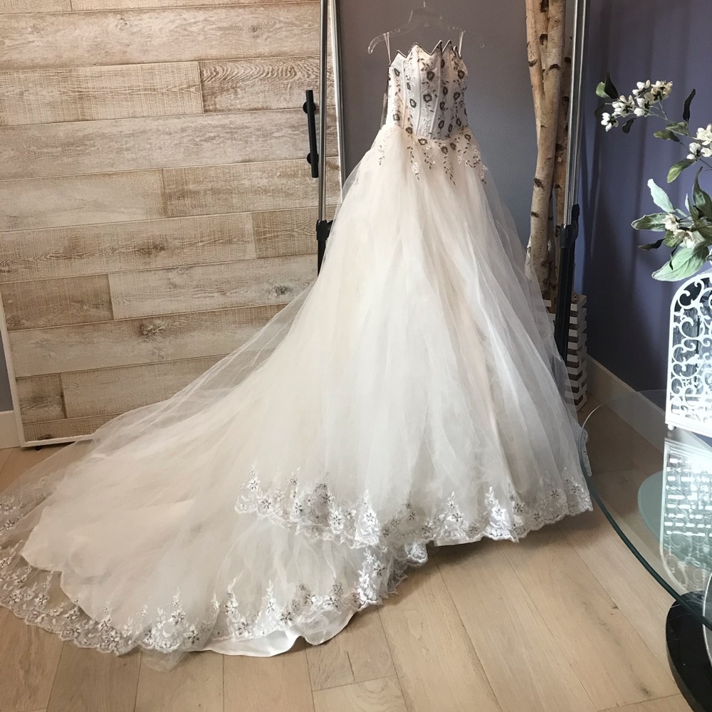 Sparkly  wedding gown/quinceanera dress Swarovski